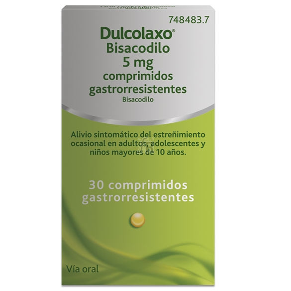 Dulcolaxo Bisacodilo 5 mg comprimidos gastrorresistentes estreñimiento - Sanofi
