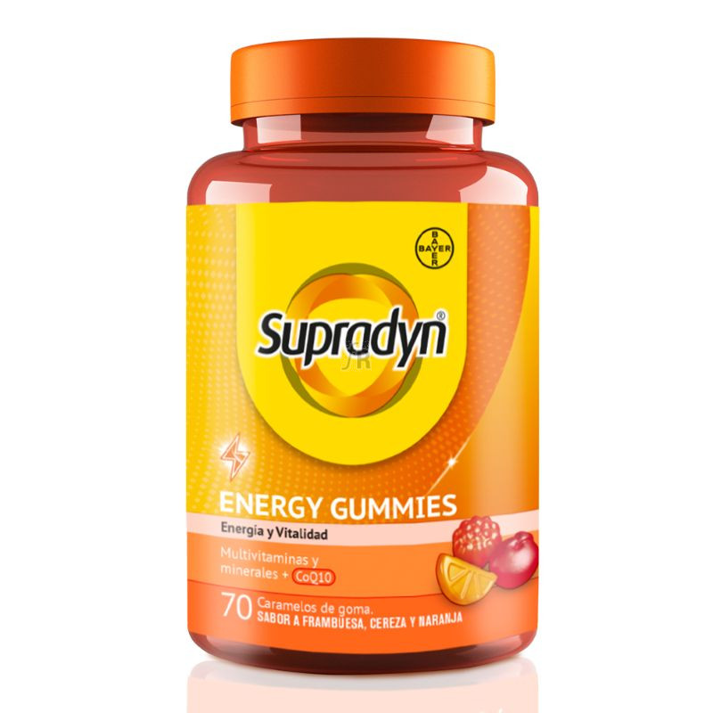 Supradyn Activo Gummies Adultos gominolas frutas Vitaminas Energía 70 masticables