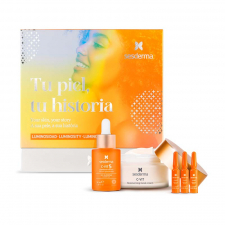 Pack Sesderma Luminosidad C-Vit Serum + Crema + 3 ampollas