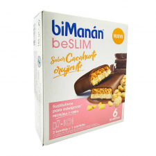 Bimanan Beslim Sabor Cacahuete Crujiente 6 Barritas