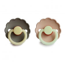 Frigg Pack 2 Chupetes Block Latex Croissant | Portobello Dalsy T.6