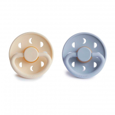 Frigg Pack 2 Chupetes Block Latex Powder Blue | Cream Moon Phase T.6+