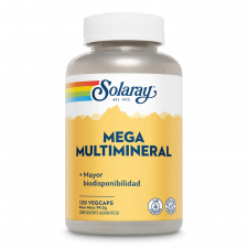 Solaray Mega Multi Mineral 120 Cápsulas 