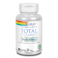 Solaray Total Cleanse Daily Fiber 120 Cápsulas