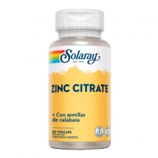 Solaray Zinc 50 Mg 60 Cápsulas