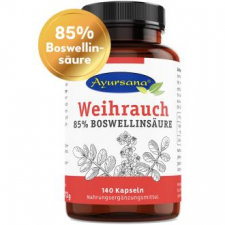 Ayursana Boswellia 85%+Semilla De Uva 140 Caps