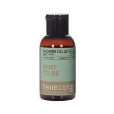 Benecos Gel De Bańo 2En 1 Menta Mini Viaje 50 Ml Bio Vegan