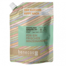 Benecos Gel De Bańo 2En 1 Menta Recarga 1Lt. Bio Vegano