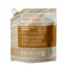 Benecos Champu Unisex Cerveza Recarga 500 Ml Bio Vegano