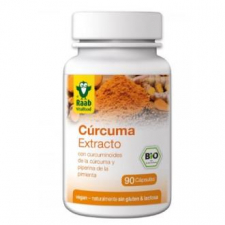 Raab Vitalfood Curcuma Extracto 90 Caps Bio Sg Vegan