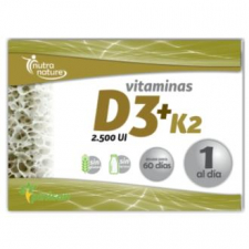 Vitamina D3+K2 60Cap.