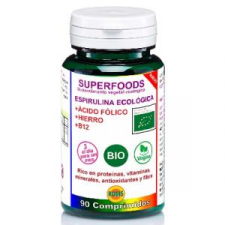 Espirulina + Ac. Folico Superalimentos Bio 90Comp.