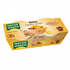 Naturgreen Postre De Avena Con Canela Y Limon 2X125 G