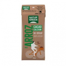 Naturgreen Bebida Vegetal De Arroz Con Chocolate Mini 200Ml.