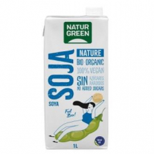Naturgreen Bebida Vegetal Soja Nature 1Lt 6Uds.
