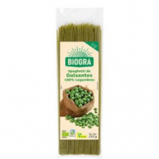 Biogra Espagueti De Guisantes 250 G  Bio Vegan