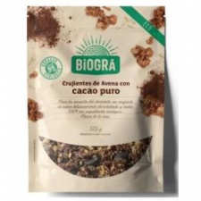 Biogra Crujientes De Avena C/Cacao Puro 7X325Gr Bio Vegan