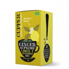Cupper Limon Y Jengibre Infusion 20 Bolsitas.Bio