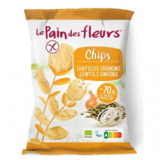 Le Pain Des Fleurs Chips De Lentejas Con Cebolla 50 G  Bio Sg Vegan