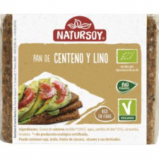 Natursoy Pan De Centeno Y Lino 300 G