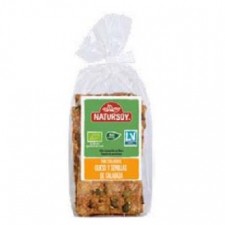 Natursoy Pan Crujiente Queso Y Semillas Calabaza 200 G  Bio