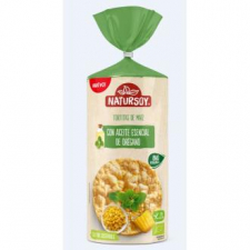 Natursoy Tortitas De Maiz Con Aceite De Oregano 134G Bio Sg