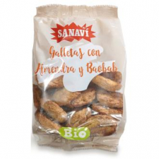 Sanavi Galleta Con Almendra Y Baobab 250 G  Bio Vegan