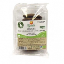 Vegetalia Galletas Cookies Sarraceno Algarroba Jengibre 140G
