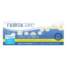 Natracare Tampon Super S/Aplicador 100% Alg Organic  20 Un