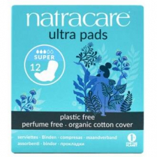 Natracare Compresa Ultra Super C/Alas 12 Un 3 Gotas Bio
