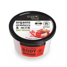 Organic Shop Mousse Corporal Yogur De Fresa 250Ml.