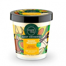 Organic Shop Crema Corporal  Reparadora Batido De Platano 450Ml