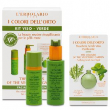 L“Erbolario Colores Del Huerto Kit Cara Detergente Crema Masca
