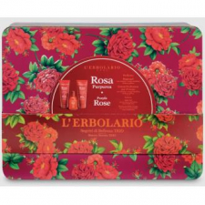 L“Erbolario Rosa Purpurea Trio Perfume+Gel Bańo+Crema