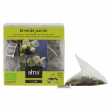 Alma Home Te Verde Jazmin Infusion 15 Piramides. Eco Vegan