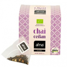 Alma Home Te Ceilan Chai Infusion 15Piramides. Eco Vegan