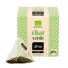 Alma Home Te Verde Chai Infusion 15Piramides. Eco Vegan