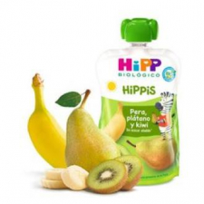 Hipp Pouches De Kiwi Pera Y Platano Bebibles 100 G  Bio