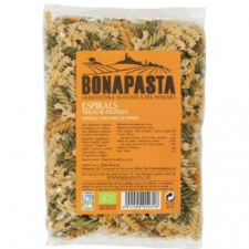 Bonapasta Espirales Tricolor De Espelta 500 G  Eco