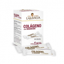 Colágeno Con Magnesio 20 Sticks Fresa La Justicia