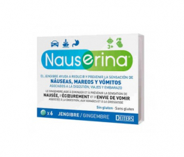 Nauserina Antimareos Jengibre 6 Comprimidos - Farmacia Ribera