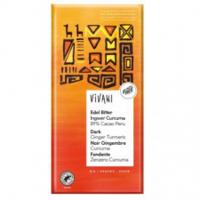 Vivani Chocolate Negro Superior 89% Peru Jengibre Curcuma