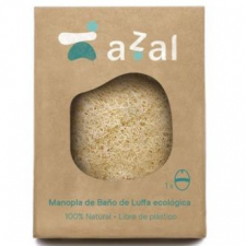 Azal Manopla De Bańo De Luffa Eco Ovalada Con Asa