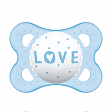 Mam Baby Chupete Silicona Fisiologico Original 0 - 6 Meses 2 Unidades Color Azul 