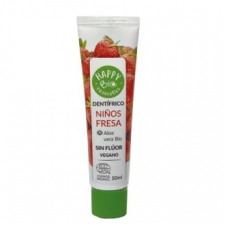 Happy Bio Dentifrico Nińos Fresa Sin Fluor 50Ml. Eco