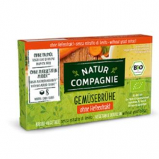Natur Companier Caldo Vegetal Sin Levadura  12X8Pastillas. Bio