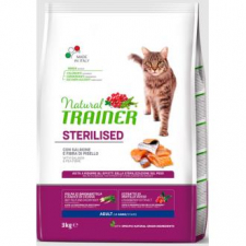 Natural Trainer Feline Adult Steril Salmon 3Kg Vet
