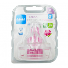 Tetina Silicona Mam-0 Flujo Extralento 0 M
