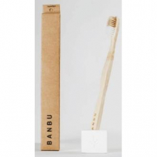 Banbu Cepillo Dental Adulto Suave Blanco.