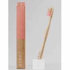 Banbu Cepillo Dental Adulto Medio Rosa.